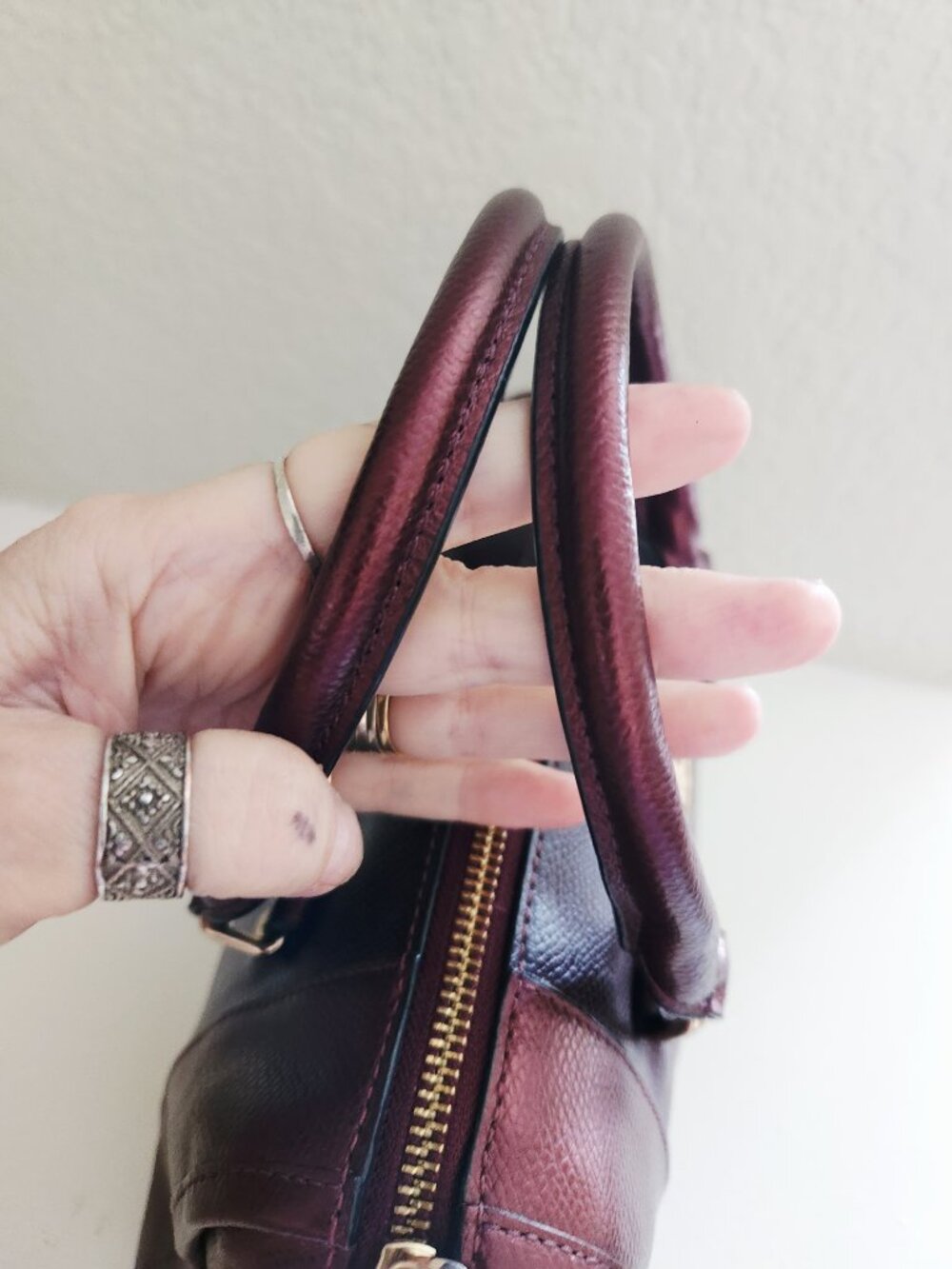 Euc Coach Mini Bennett Two-Tone Leather Crossbody Bag - Picture 9 of 12